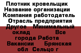 Плотник-кровельщик › Название организации ­ Компания-работодатель › Отрасль предприятия ­ Другое › Минимальный оклад ­ 30 000 - Все города Работа » Вакансии   . Брянская обл.,Сельцо г.